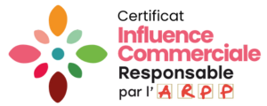 Certificat Influence commerciale responsable par l'ARPP